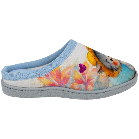 Zapatillas Descalzas Casa Verano Estampado Gato Sombrero Planas Plumaflex 12317