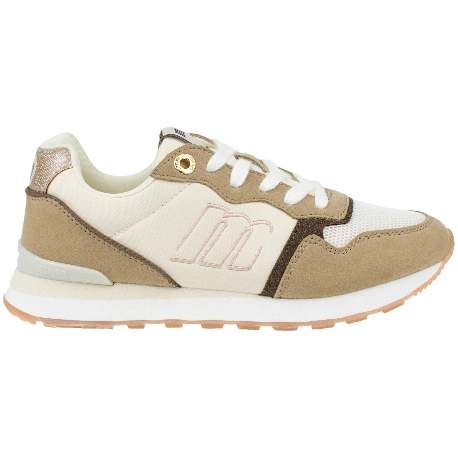 Zapatillas Casuales Mujer Planas Cordones Mustang 60441