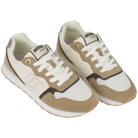 Zapatillas Casuales Mujer Planas Cordones Mustang 60441