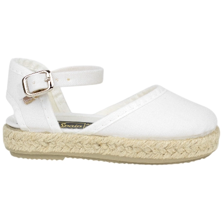 Zapatillas Esparto Planas Niña Made in Spain 06