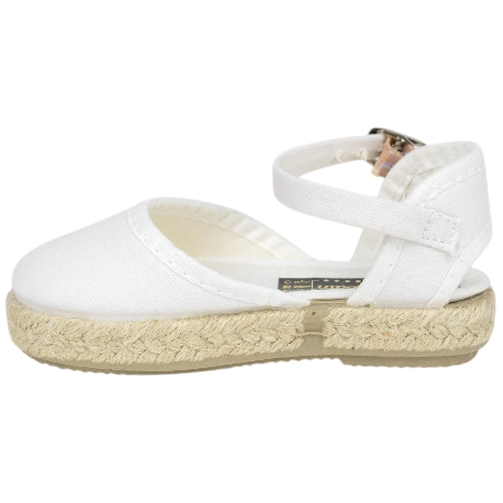 Zapatillas Esparto Planas Niña Made in Spain 06