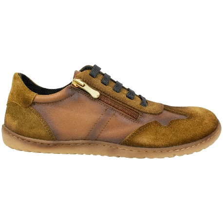 Zapato Barefoot Mujer Piel Cordones y Cremallera Vivant V-2754