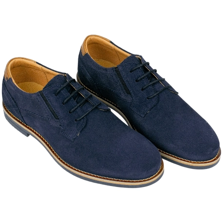 Zapato Vestir Hombre Piel Ante Plano Innova Shoes 3010