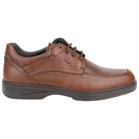 Zapatos Casual de Piel con Cordones para Hombre en Marrón - Luisetti 37702ST