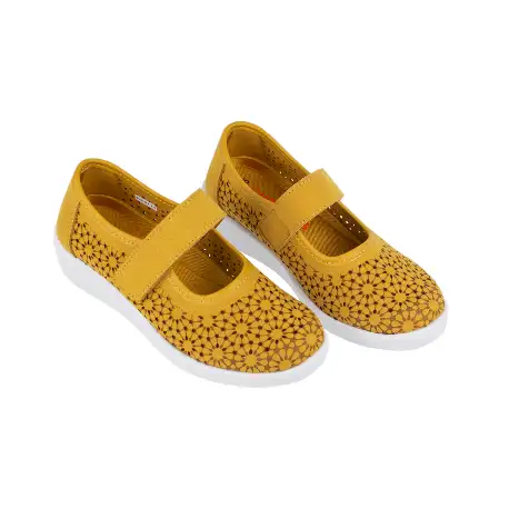 Merceditas Doctor Cutillas con Plantilla Extraible y Cierre de Velcro - 38470