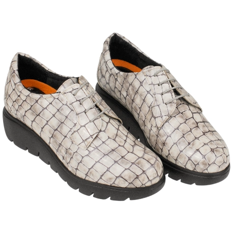 Zapato Piel Charol Cuña Plantilla Extraíble Doctor Cutillas 89553