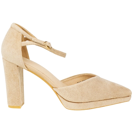 Zapato de Salón Punta Talón Pulsera Tacón Alto y Plataforma Colour Cherie 588-572