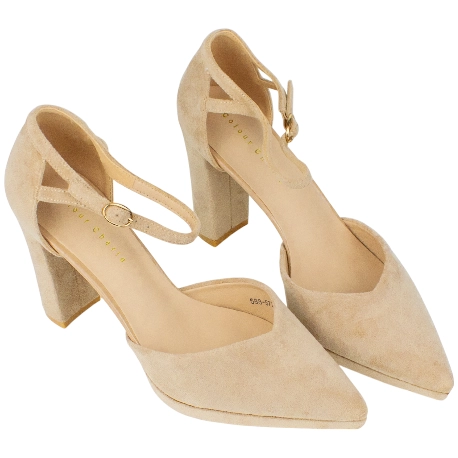 Zapato de Salón Punta Talón Pulsera Tacón Alto y Plataforma Colour Cherie 588-572