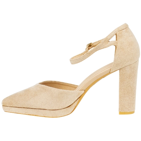 Zapato de Salón Punta Talón Pulsera Tacón Alto y Plataforma Colour Cherie 588-572