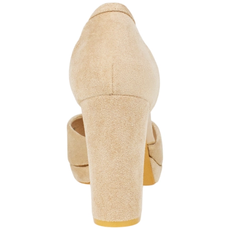 Zapato de Salón Punta Talón Pulsera Tacón Alto y Plataforma Colour Cherie 588-572