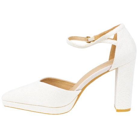 Zapato de Salón Punta Talón Pulsera Tacón Alto y Plataforma Colour Cherie 588-572