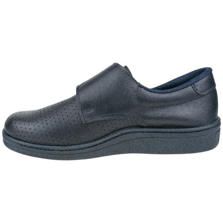 Zapatos de Trabajo Hombre Cerrado Calado Azul Marino Percla 293
