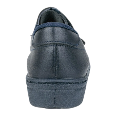 Zapatos de Trabajo Hombre Cerrado Calado Azul Marino Percla 293