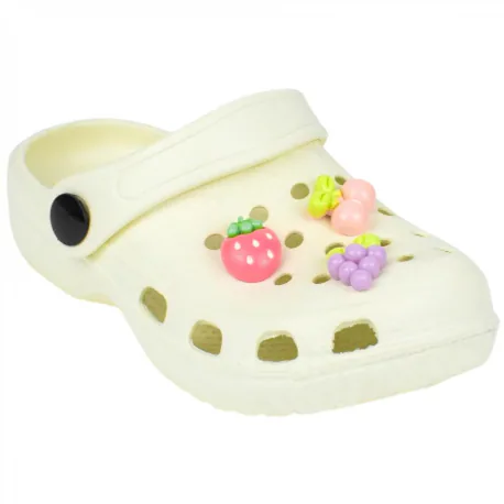 Zueco de Goma Niño con Adornos Plano Jomix Shoes SP10807 y SB10806