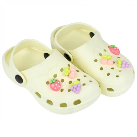 Zueco de Goma Niño con Adornos Plano Jomix Shoes SP10807 y SB10806