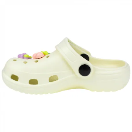 Zueco de Goma Niño con Adornos Plano Jomix Shoes SP10807 y SB10806