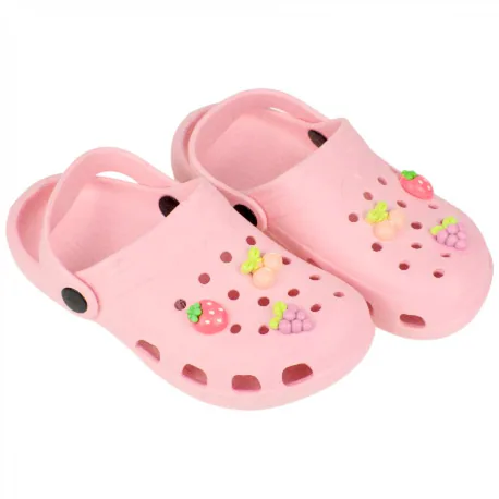 Zueco de Goma Niño con Adornos Plano Jomix Shoes SP10807 y SB10806