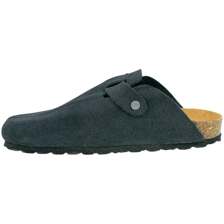 Zuecos de  piel serraje para hombre Autenti con piso bio de corcho - Autenti 355
