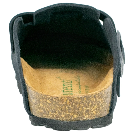 Zuecos de  piel serraje para hombre Autenti con piso bio de corcho - Autenti 355